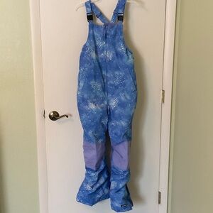 Girls Size 14 Lands End Snow-pants, Bottom Shows Wear, Otherwise Great!